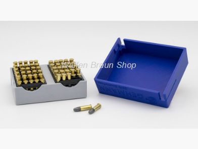 Gehmann ayuda para la extracción de municiones y caja de transporte para cal. .22