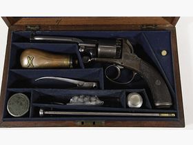Originaler Perkussionsrevolver R. Jones Liverpool im Kasten  Artikel 15856