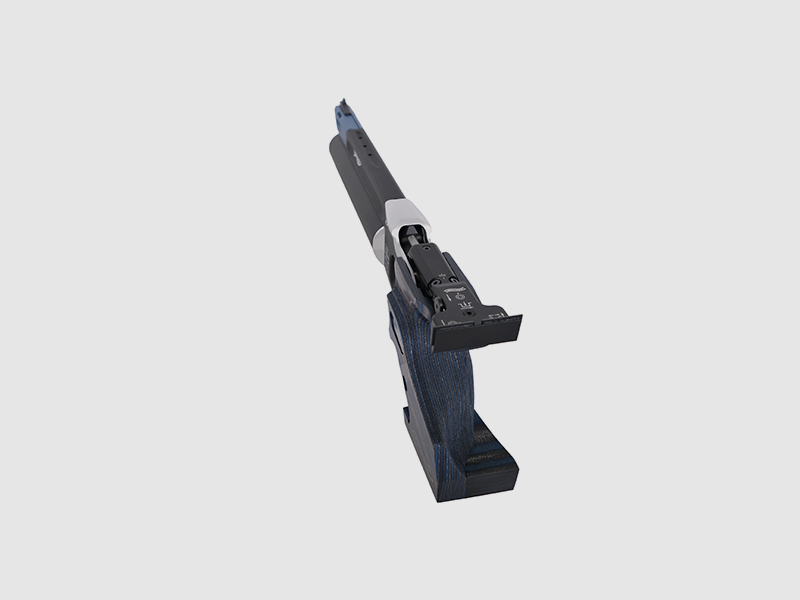 Carl-Walther LP500 EXPERT XP Blue Angel poignée taille S droite pistolet à air comprimé de match, image 5 sur 6