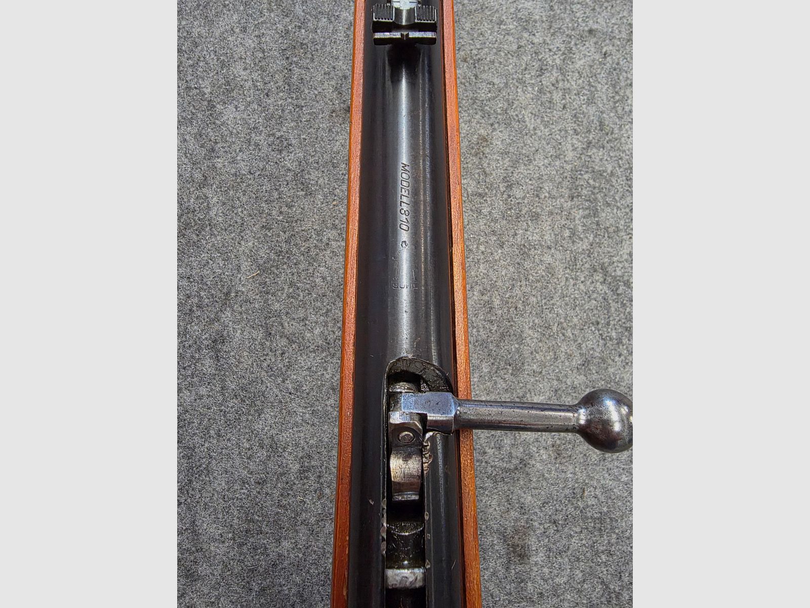 5.) Haenel 310 with standard trigger bolt-action repeater Kirmes 4.4mm air rifle