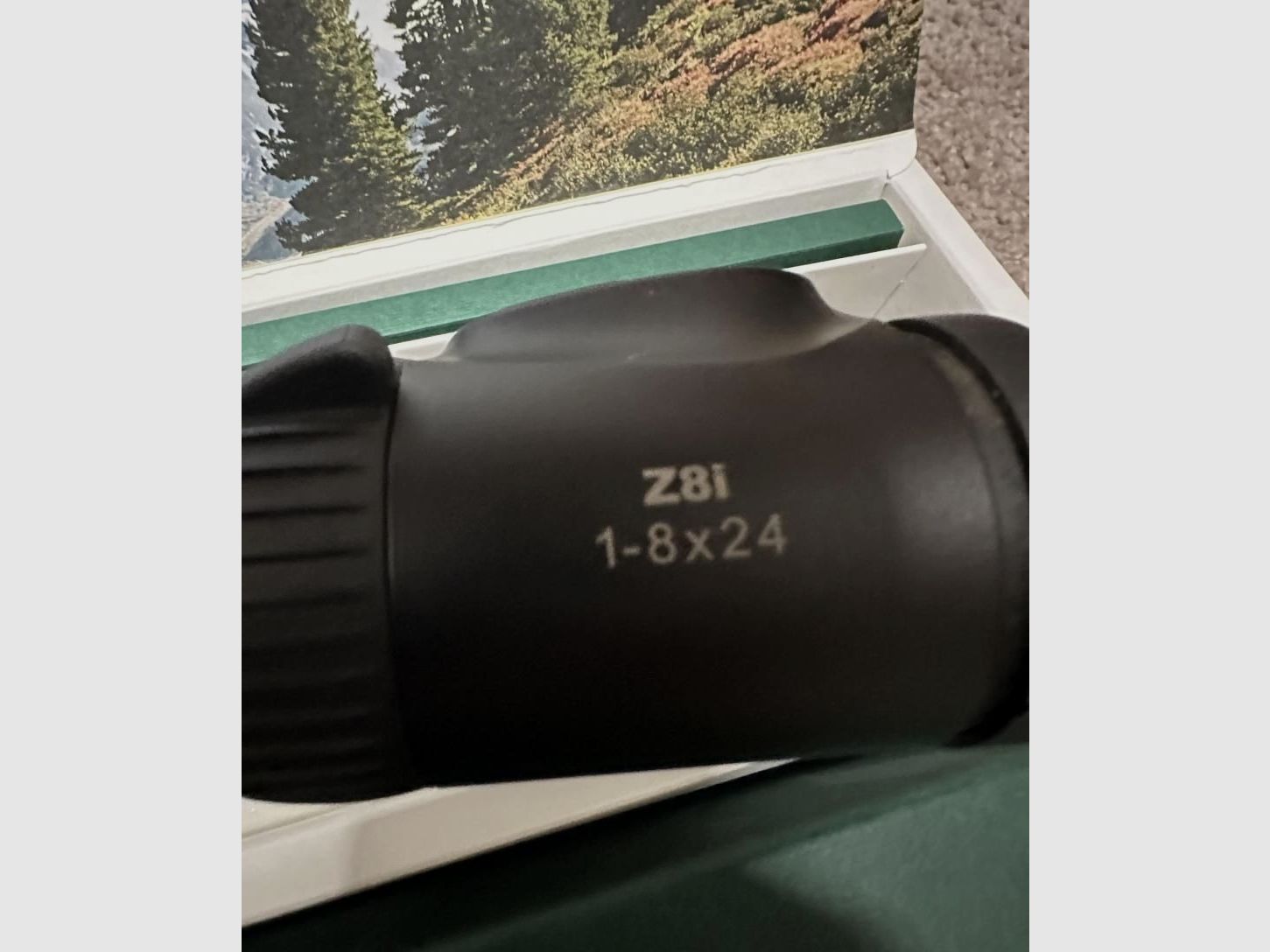 Telescopio Swarovski Z8i 1-8x24 con montaggio Blaser