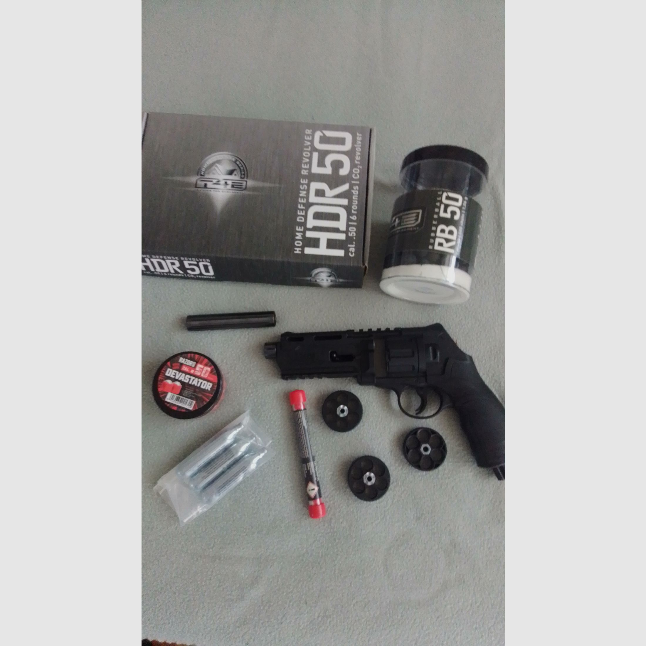 HDR50 Home Defense Revolver cal. 50 T4E Trainings Marker Co2 RAM Waffe