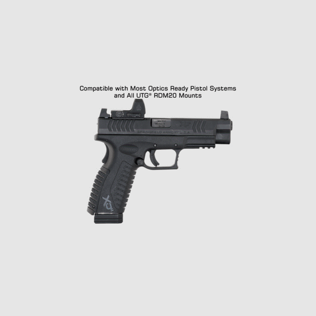 UTG OP3 Micro SLS, Red 4.0 MOA Dot, Side Loading, Sensor