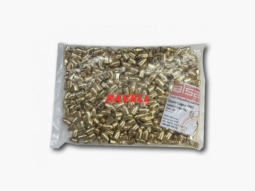 Geschosse Alsa Pro 9 mm RN FMJ 124 GR.