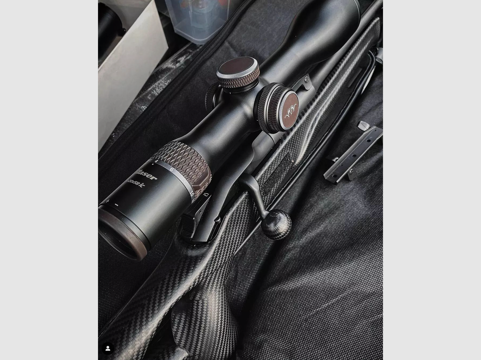 Calcio in carbonio con sistema per Blaser R93, immagine 7 di 8