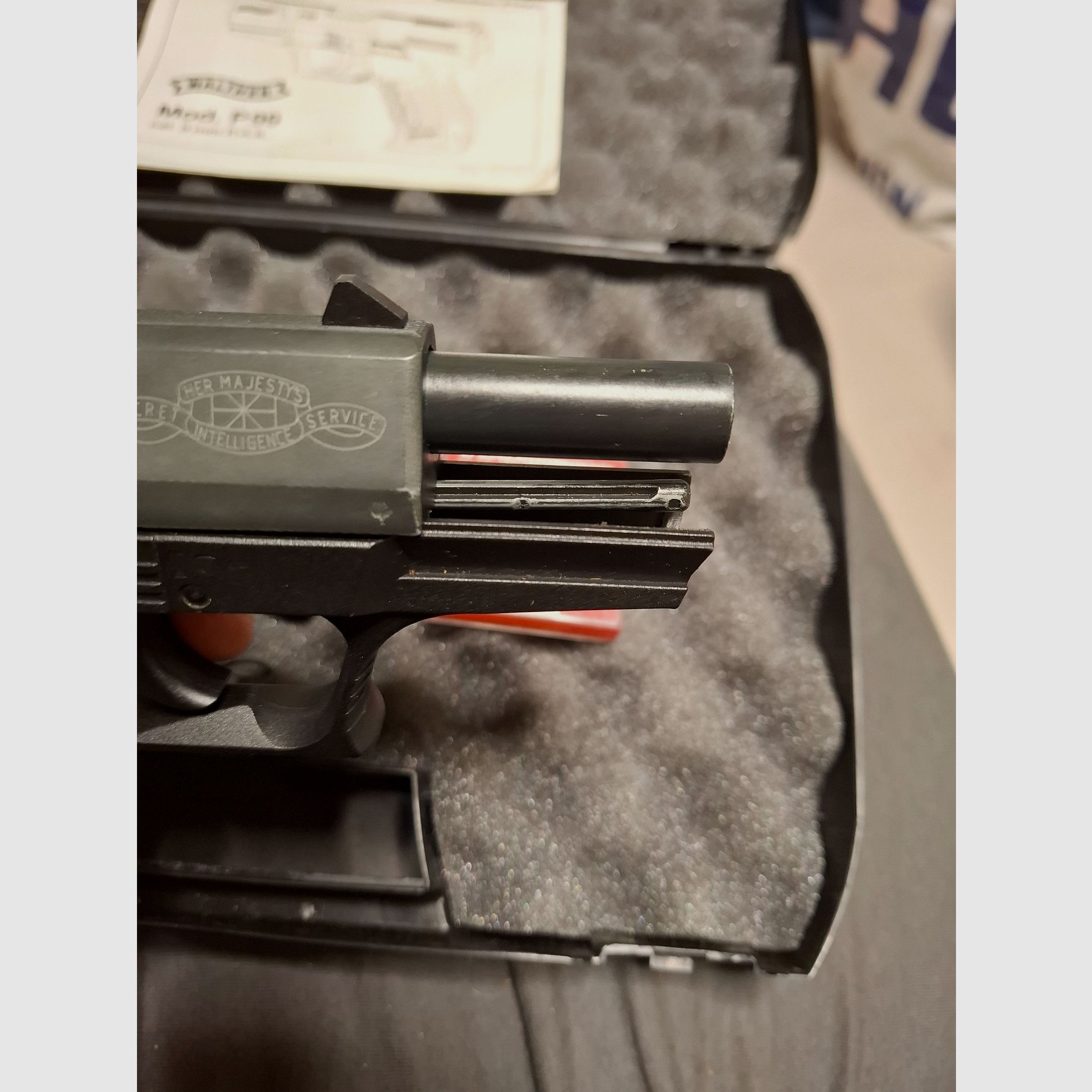 Walther P99  PTB 637  9mm P.A.K. mit Pfefferpatronen , Bild 4 von 5