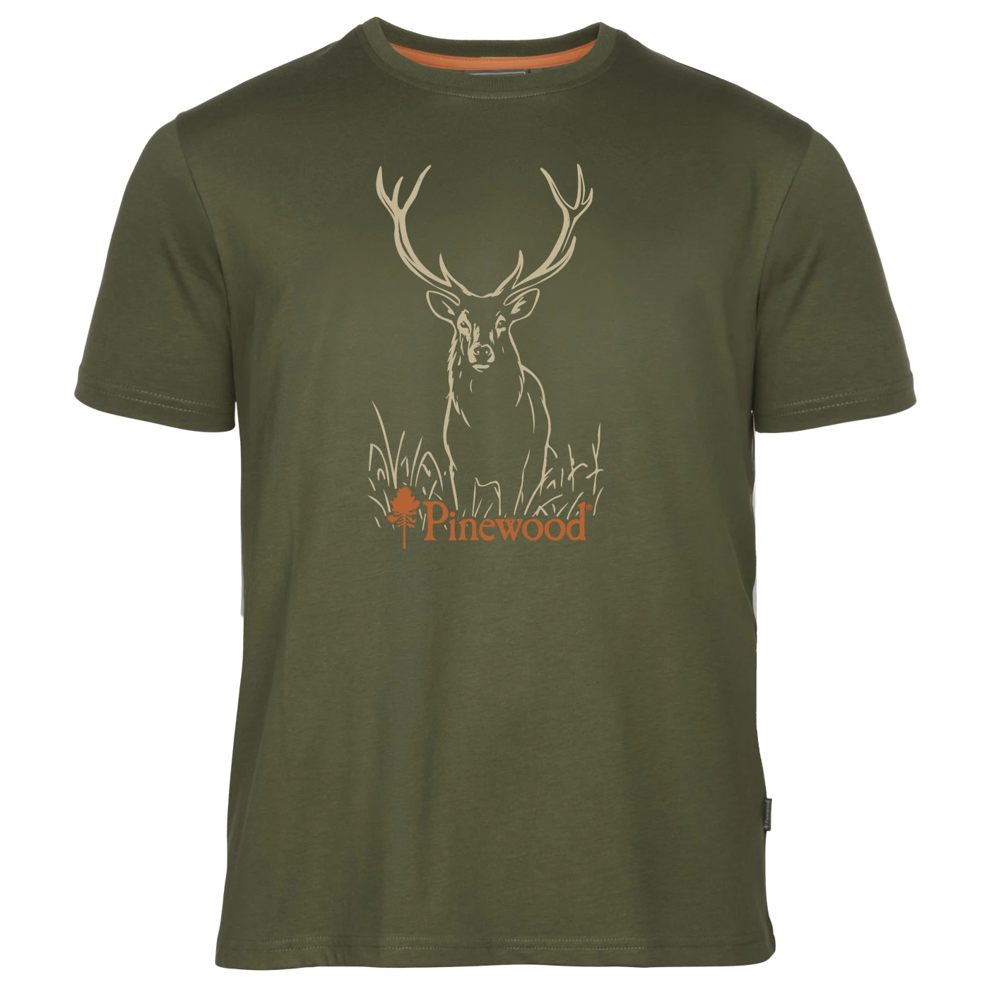Jachthemd Red Deer Pinewood 5452-777 groen
