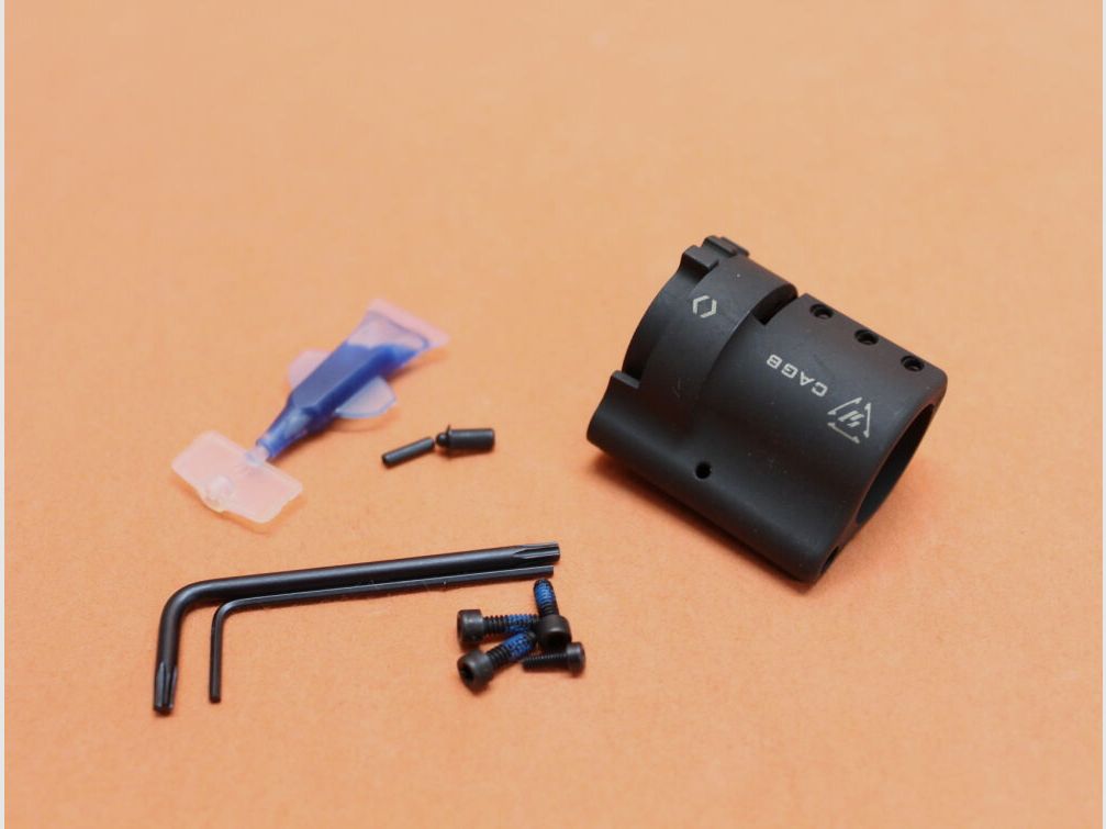 Strike Industries AR-15: Gas Block adjustable .750 Strike Industries einstellbare Gasabnahme mit Rastung 6 Positionen