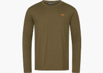 Herren Merino Base 160 LS T-Shirt Dunkel Oliv Dunkel Oliv XL