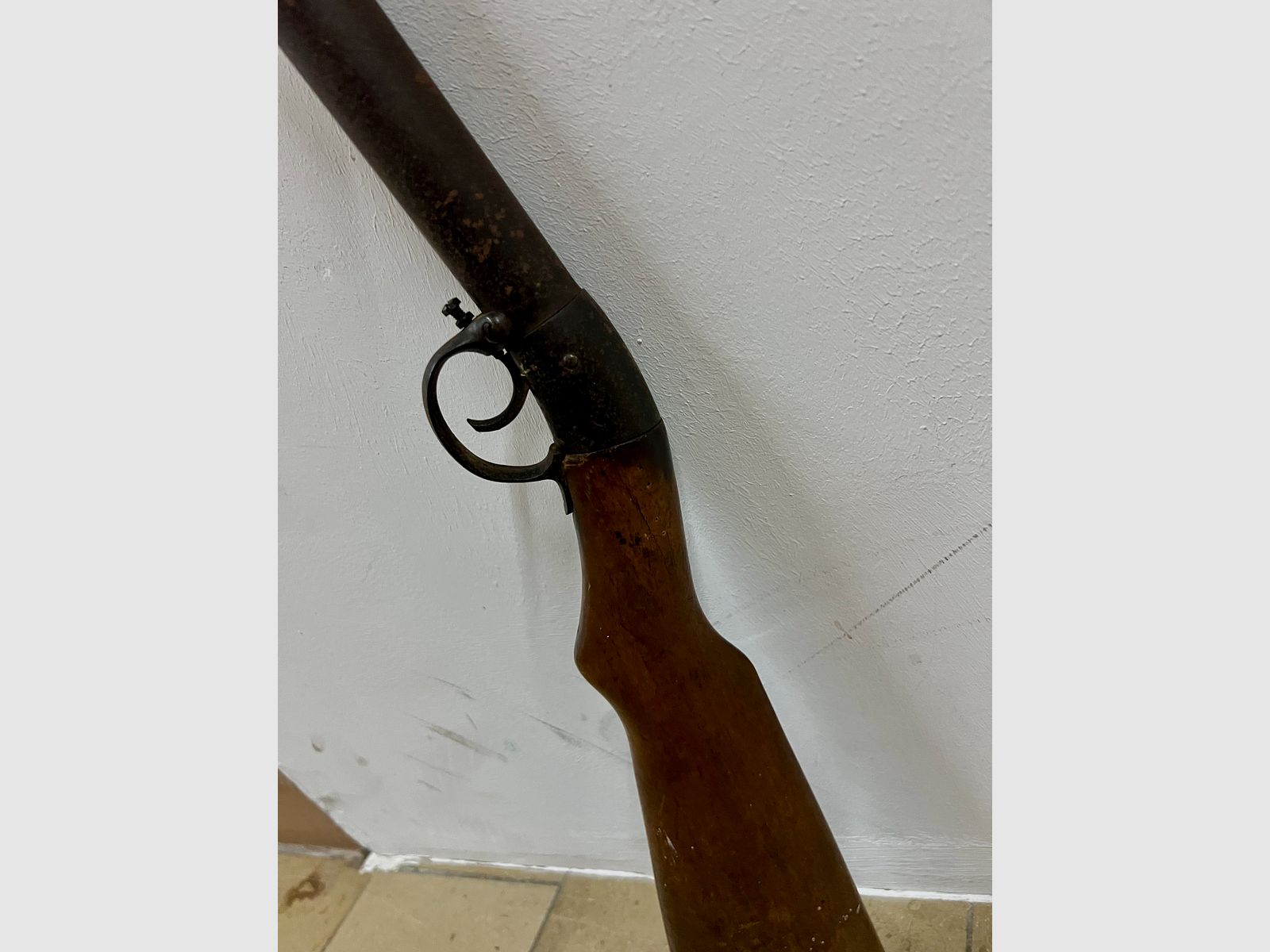 Antikes Luftgewehr Sammler funktioniert