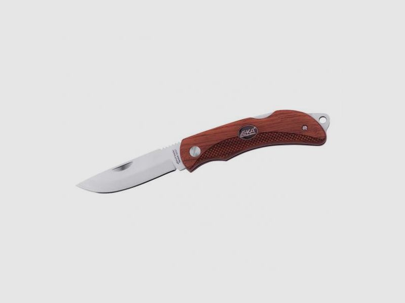 Coltello EKA, acciaio 12C27, legno di Bubinga