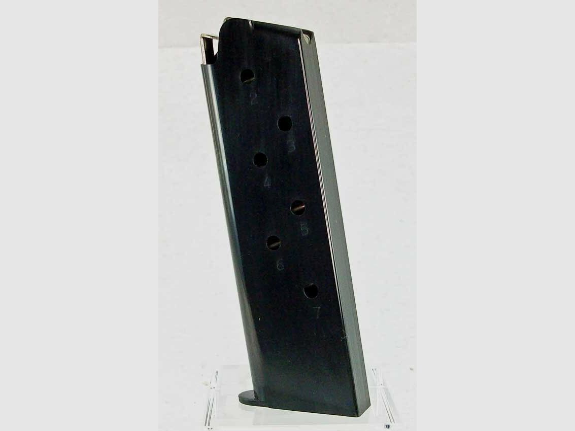 Mec Gar Pistolenmagazine Colt 1911 A1 Magazin Government 7 Schuss brüniert