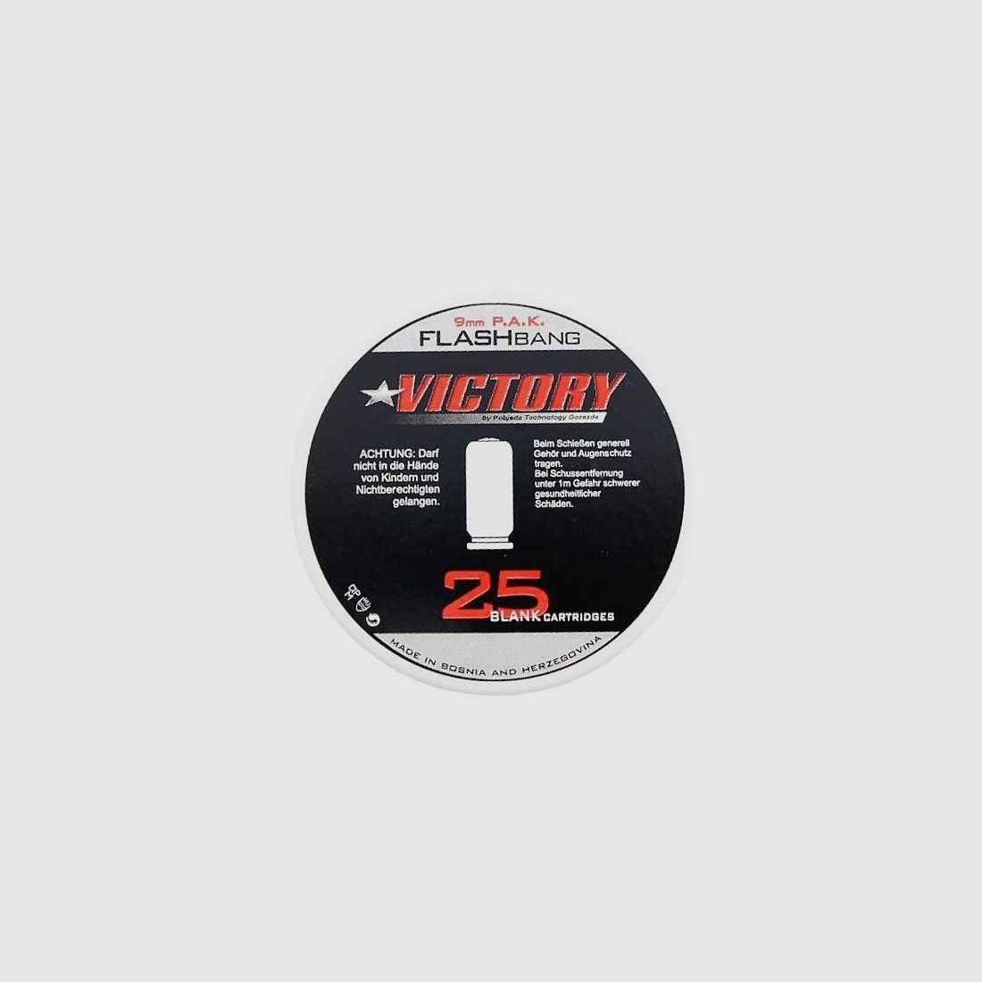 Victory Flashbang Blitz Platzpatronen 9mm PAK