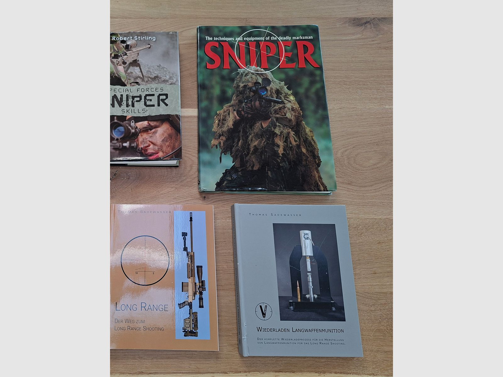 Thomas Sadewasser e.a. vakliteratuur Long Range Schieten en Herladen