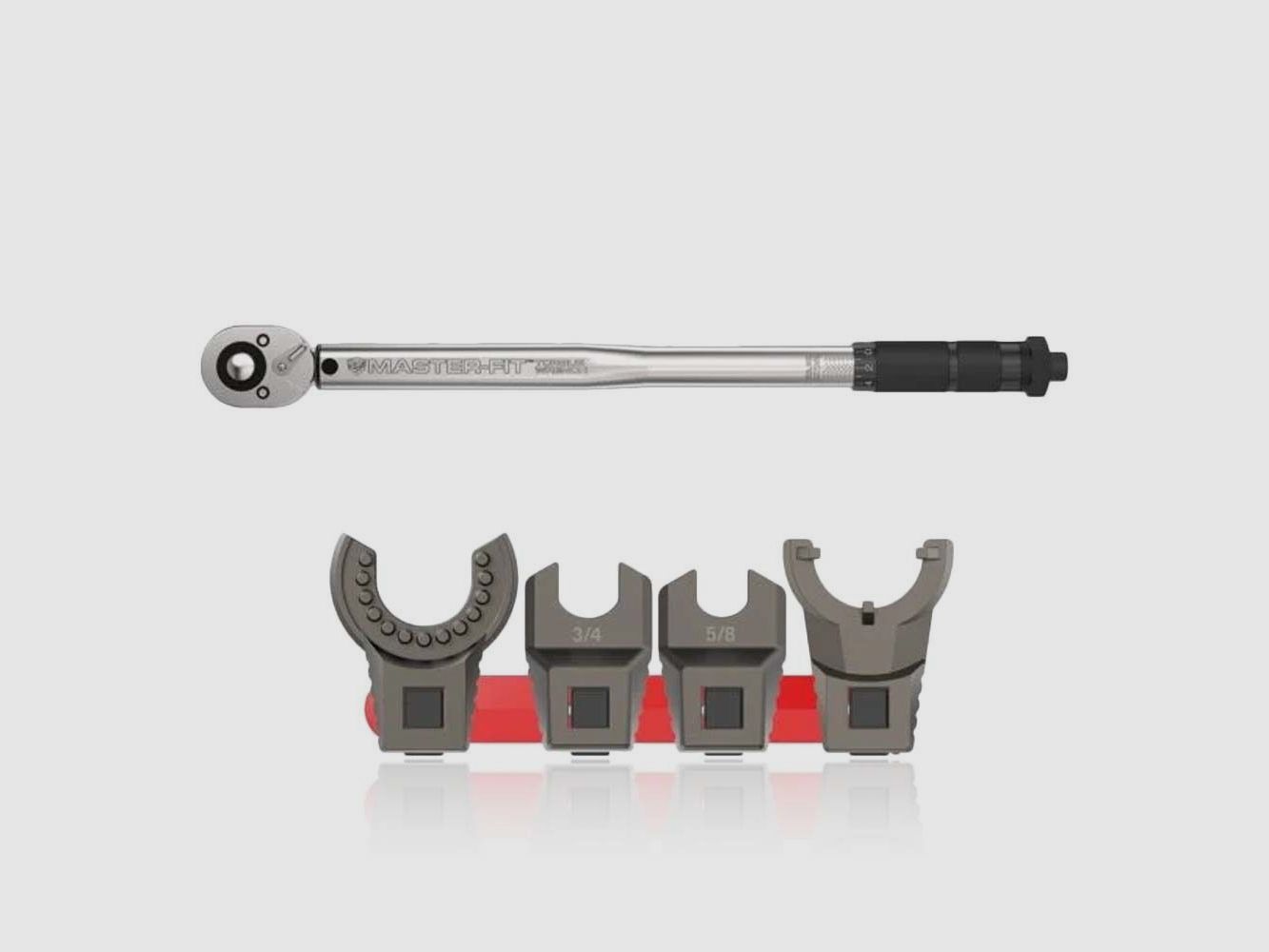 Real Avid Master-Fit A2 / AR15 Crowfoot Wrench Set 5-teilig