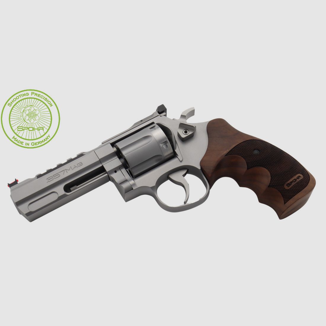 Spohr 284 Carry RVS 4 inch revolver met verwisselbare trommel