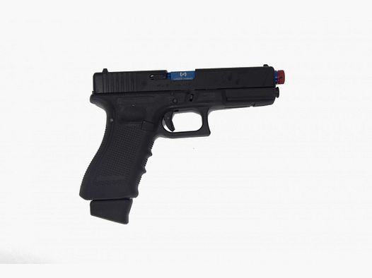 LASER AMMO - Umarex Glock 17 GBB mit R.E.A.L. Kit Green Gas