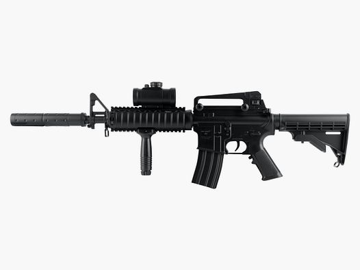 airmaX M4 Schwarz 6mm - Airsoft AEG &lt; 0,5 Joule