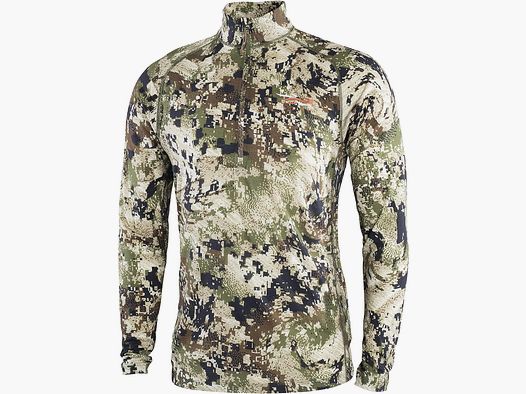 Sitka Merino Core Lightweight Half-Zip Optifade Subalpine