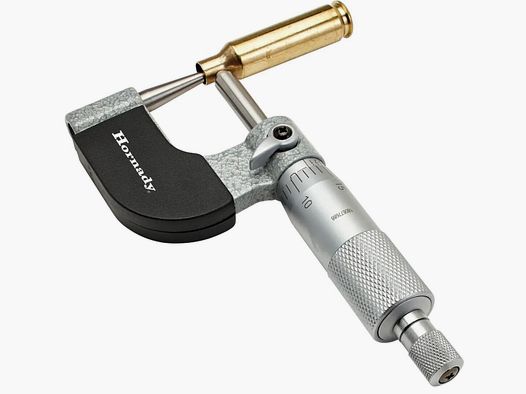 Hornady Mikrometr Śruba Wernier Kulka Pomiar Grubości Ścianek Łuski 0.0001" z Głową Kulki #50059