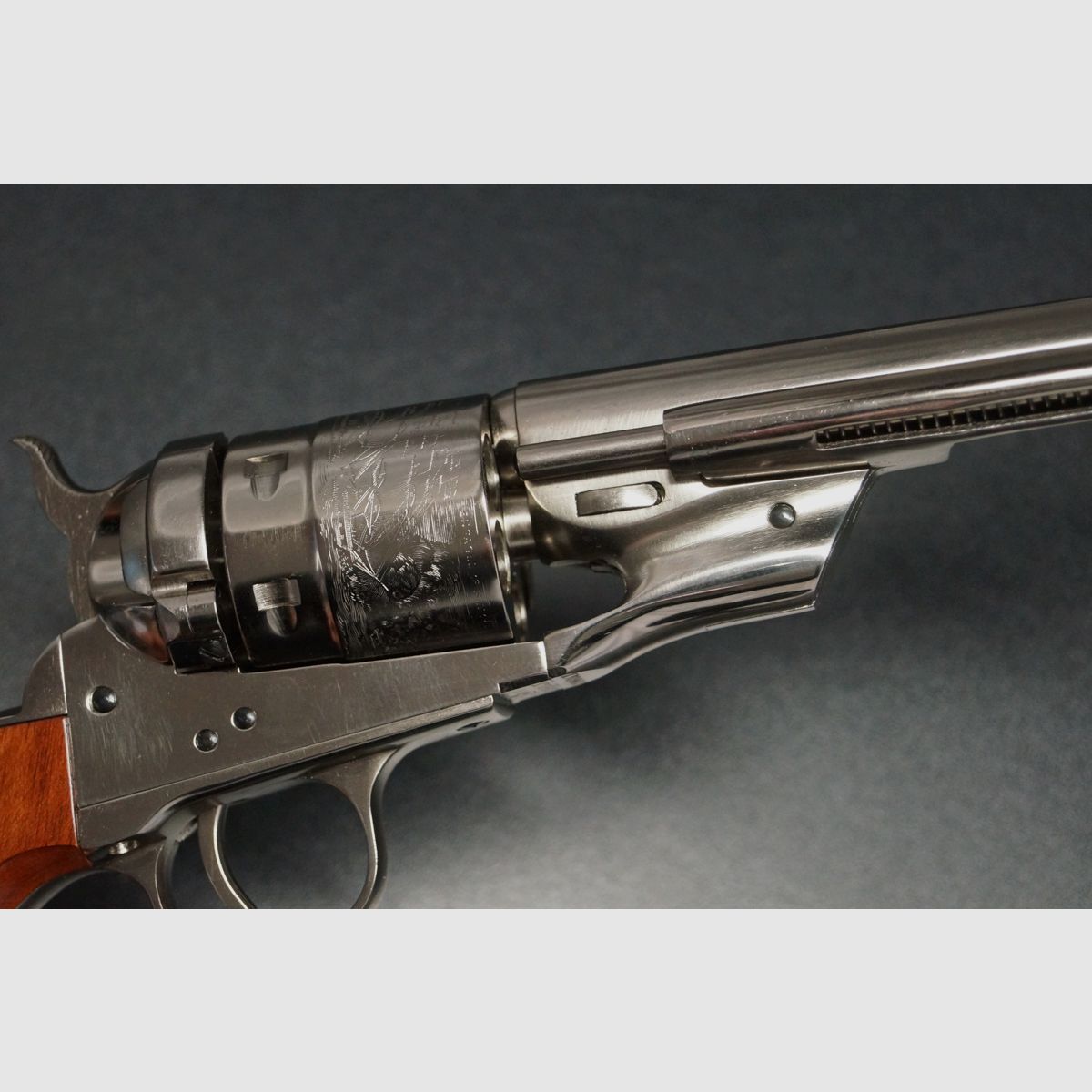 Uberti Richards Army vernickelt .45 Colt, Bild 2 von 6