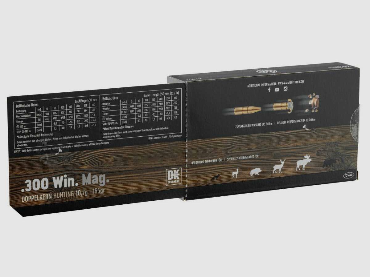 RWS .300 Win Mag Evolution 184 gr / 11.9 g - EVO 184 gr / 11.9 g, image 7 sur 7
