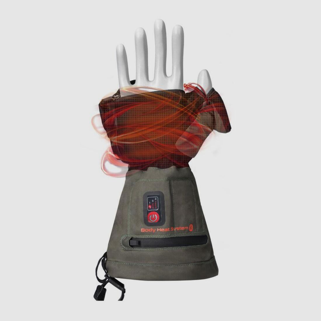Lenz gants chauffants (sans batteries)