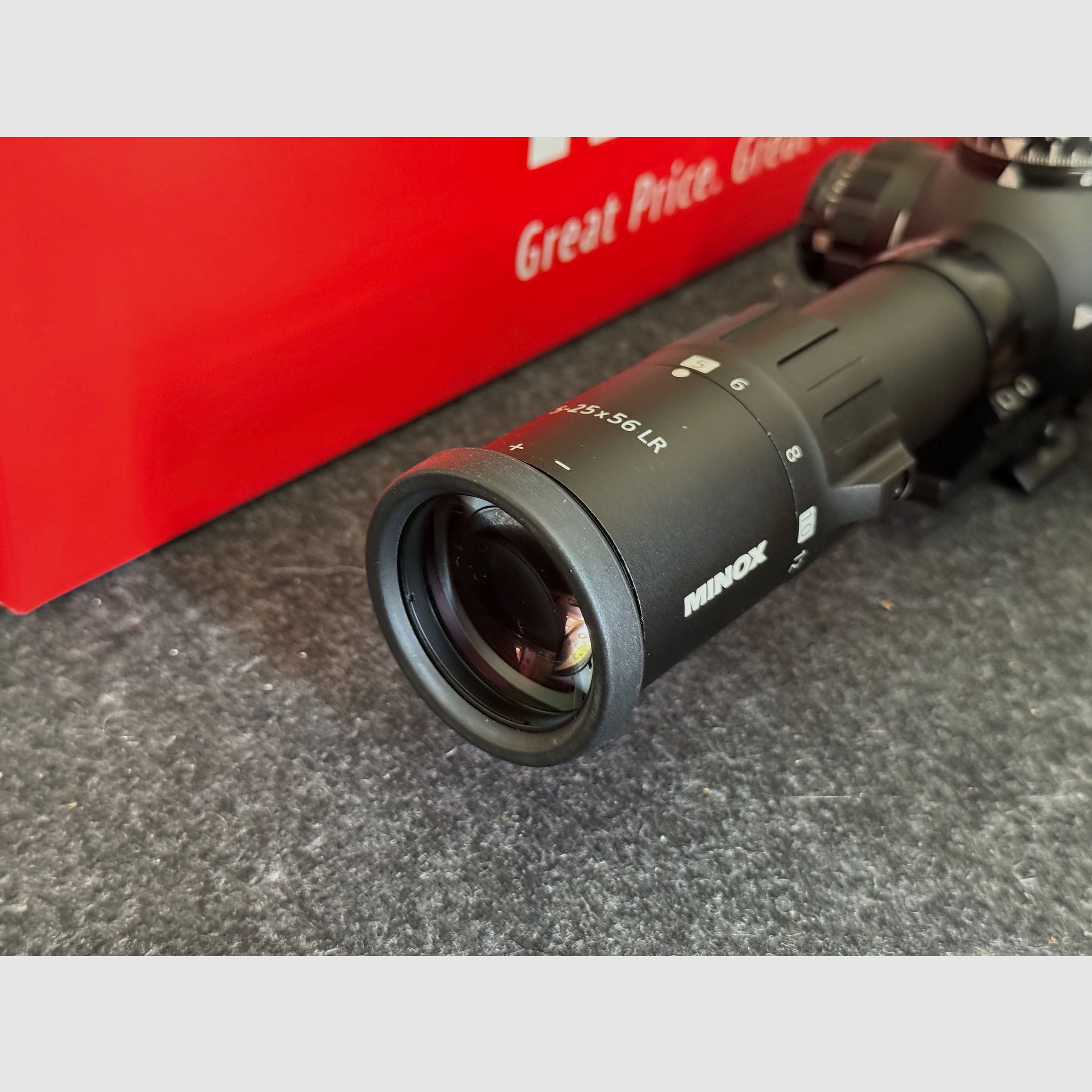 Zielfernrohr Minox LR 5-25x56  mit Montage 