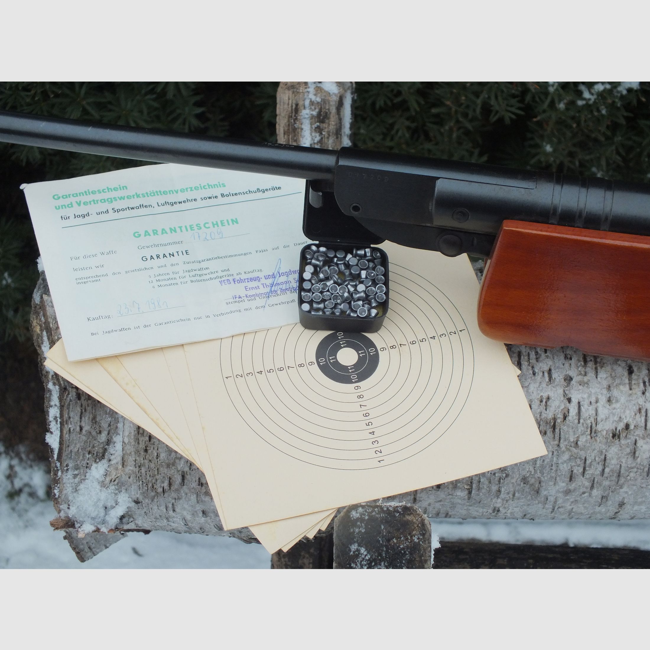 Suhler Luftdruckgewehr Haenel 303- 8 Super