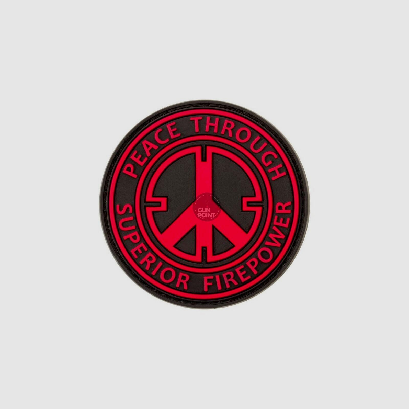 JTG Peace Rubber Patch-Blackmedic