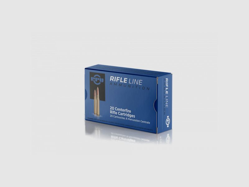 PPU BÜCHSENPATRONEN 8x56 R (S) - 13,5G. / 208GRS. - FMJ BT - 20 SCHUSS