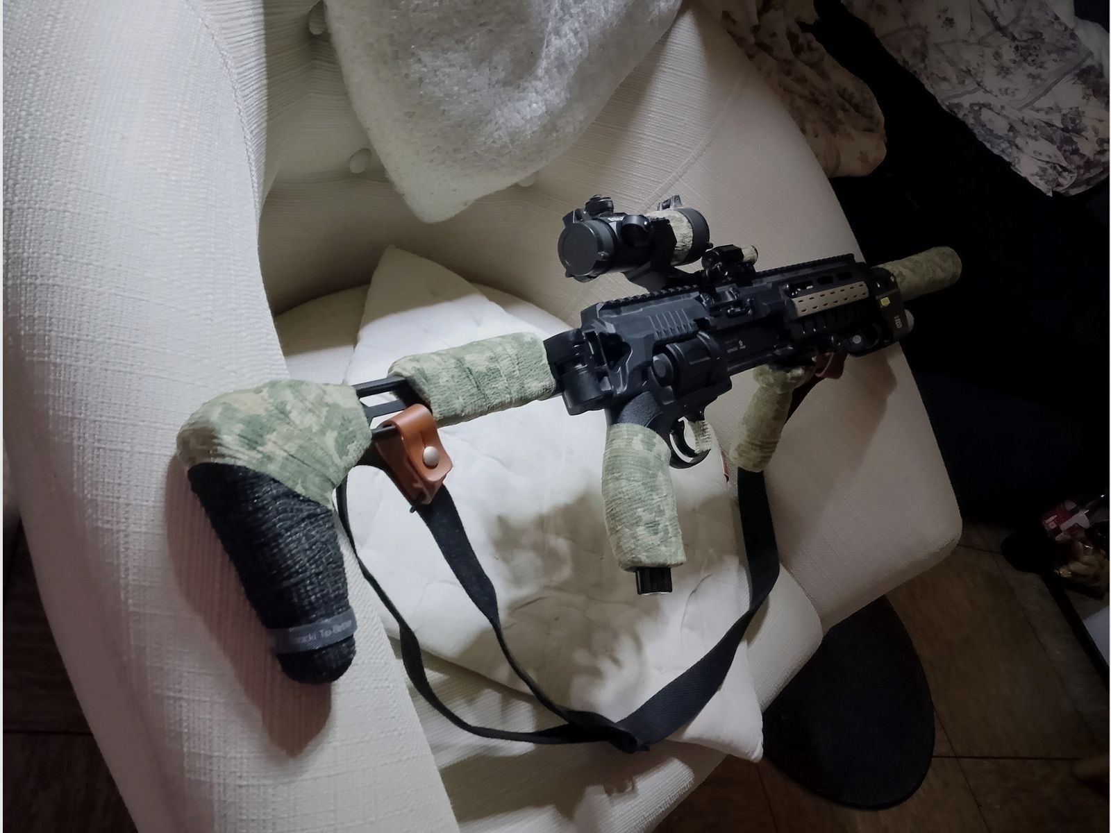 T4e HDR50 Tactical Sniper kit  Rot Grün Punkt Pfeffer Gummi geschosse RAM Paintball Markierer Cal .50 Set Lampe CO2 Kapseln Anschlagschaft carbine