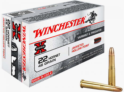 WINCHESTER .22 Hornet Super-X 2,98g/46gr
