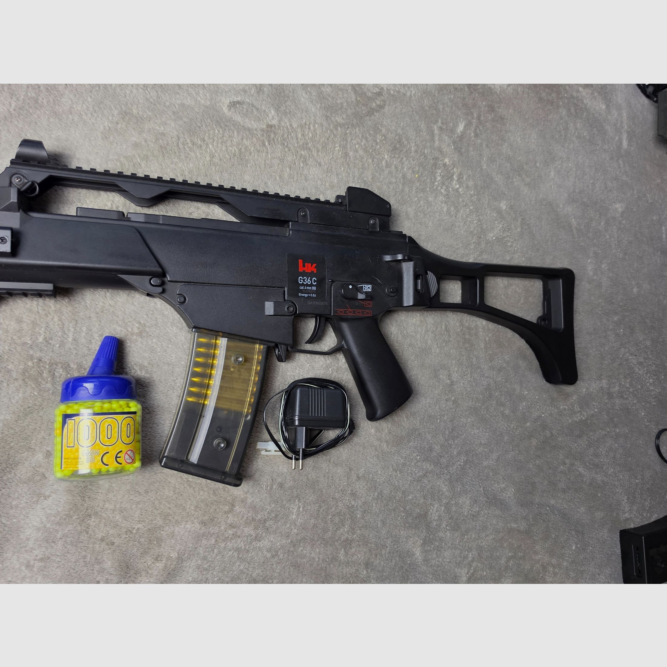 Heckler & Koch G36 C Dual Power Softair AEG set completo – Estado top con accesorios, imagen 3 de 5