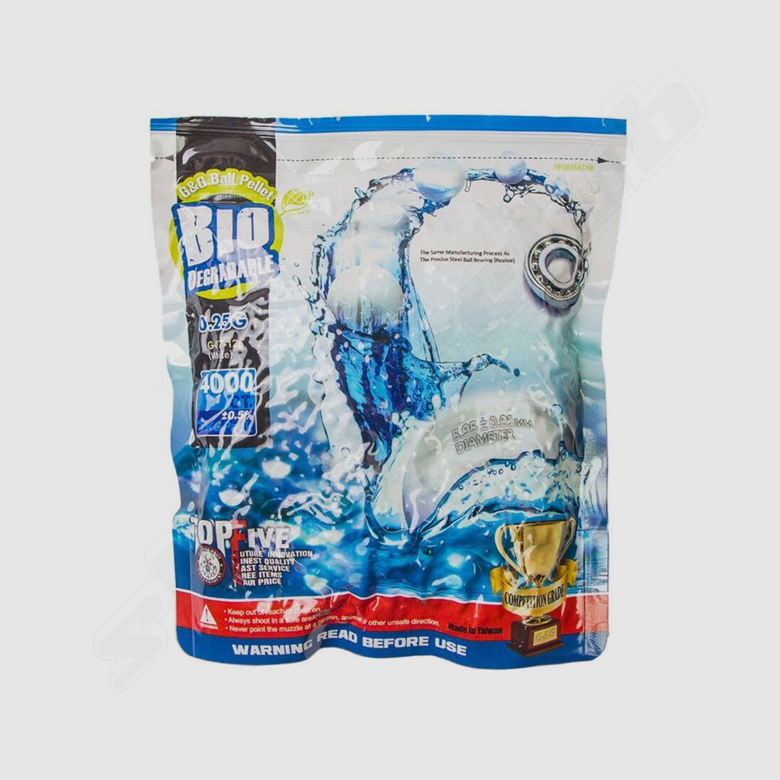 G&G Armament G&G Bio BBs 0.25g Precision 4000 Shots 6mm 1kg Bag