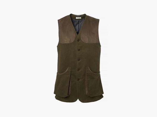 Chevalier Preston Moleskin Shooting Vest Forest Green Mens XXL