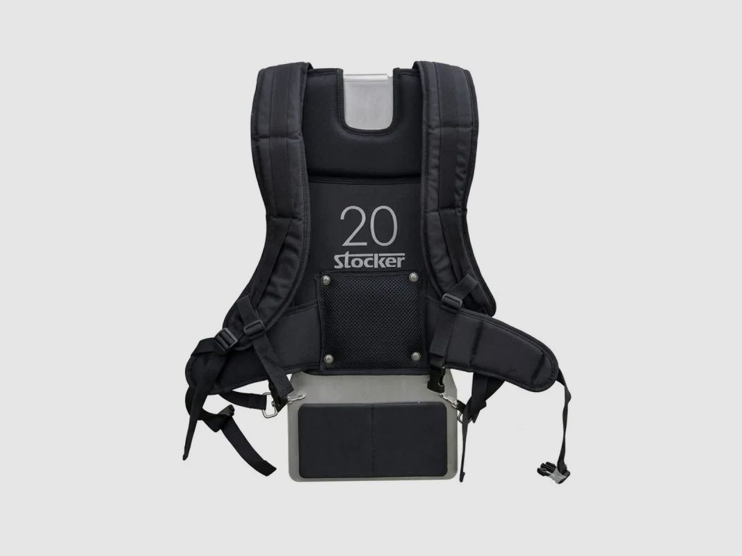 Ergonomic carrying harness for portable high seats, image 2 of 5