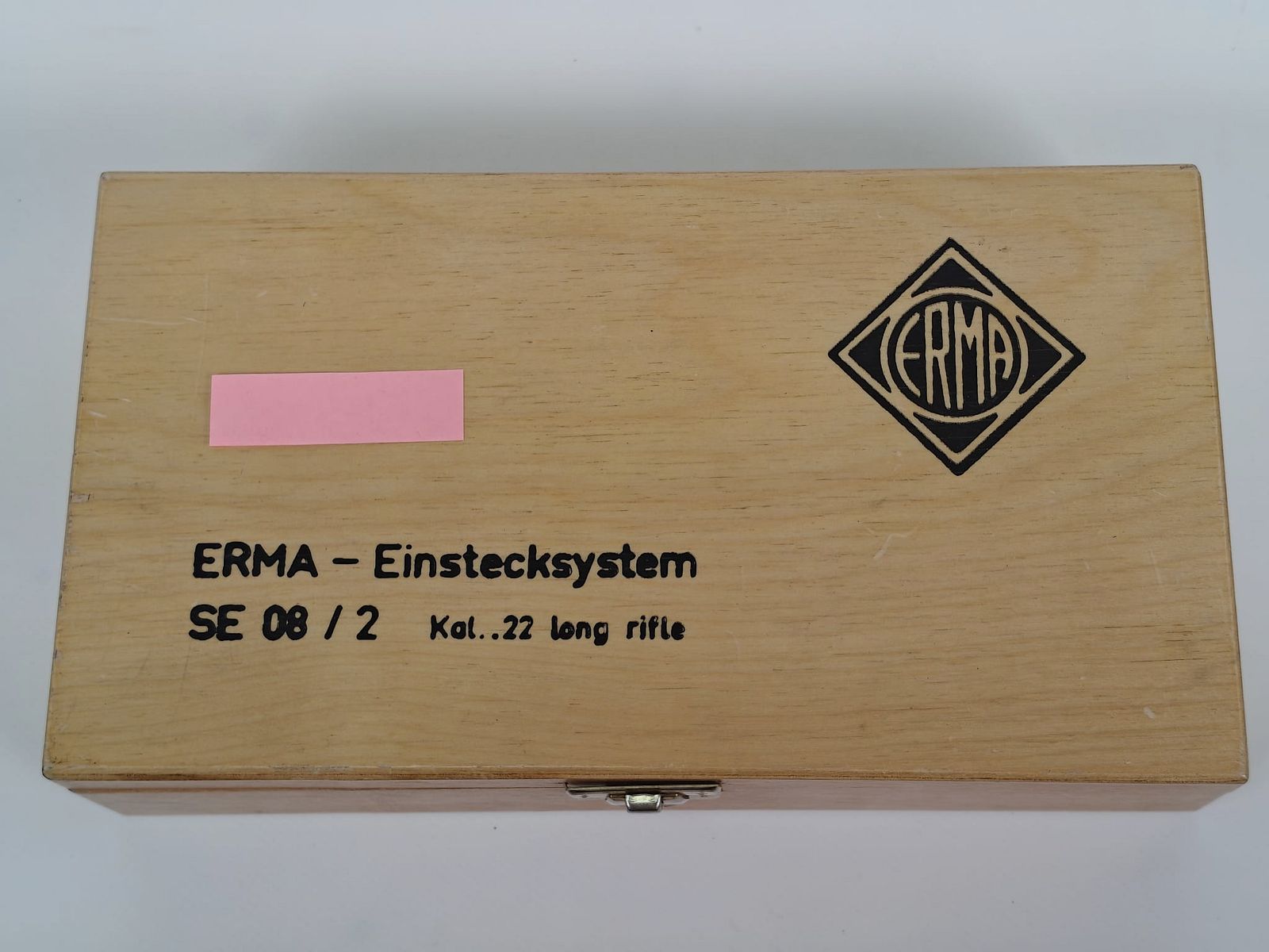 ERMA SE 08/2 insert system .22 l.r. for P08 – complete in original wooden box