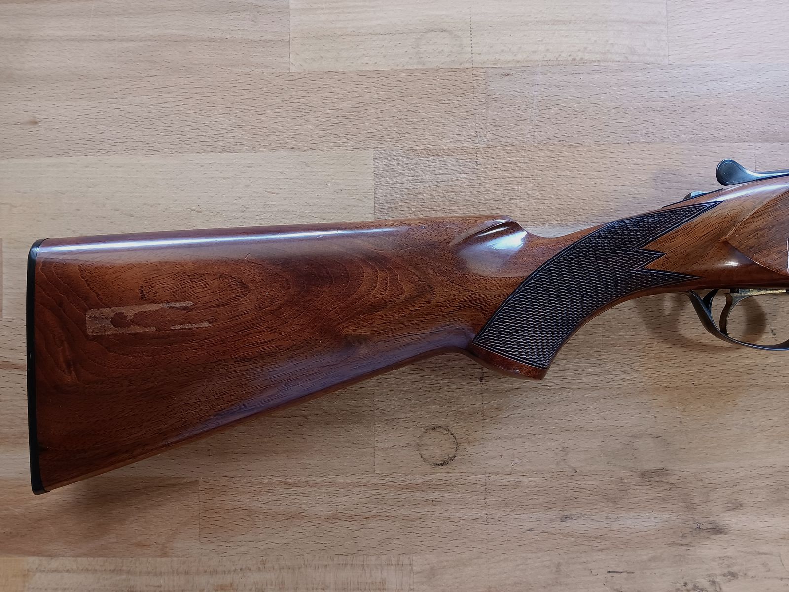 Anschütz Miroku con grilletto dorato versione da caccia con estrattori