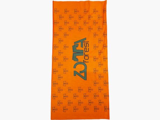 Zotta Forest - Multifunktionales Halstuch aus orangefarbenem Polyester