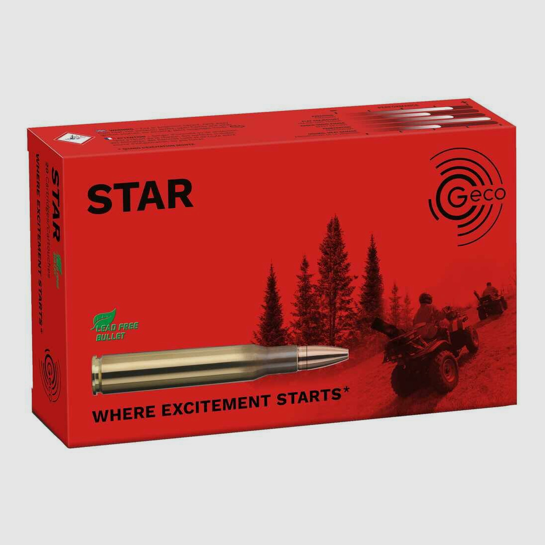 Geco Star 165grs - 20pcs