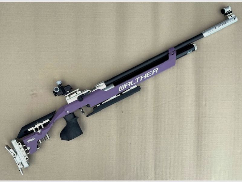 CARABINA DE AIRE WALTHER LG400 ALUTEC EXPERT - COLORES ESPECIALES "MORADO"