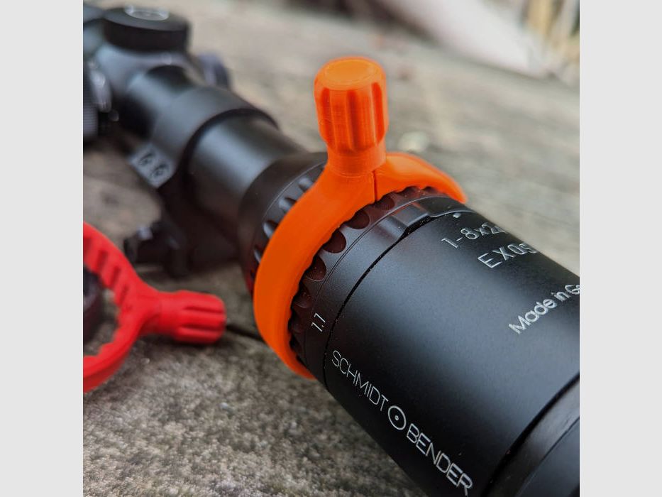 For Schmidt and Bender EXOS: Quick adjustment lever for magnification setting