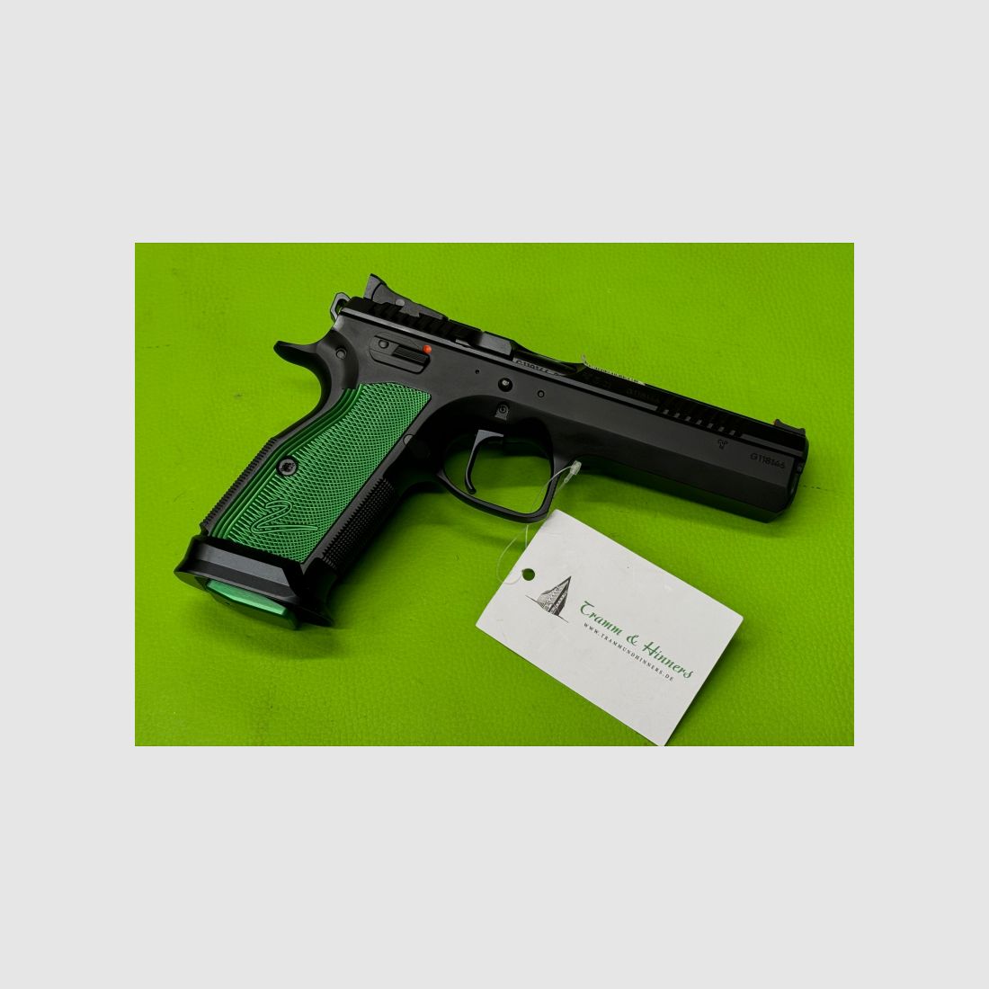 CZ TS 2 Racing Green 9mm Luger - halbautomatische Pistole - Neuwaffe