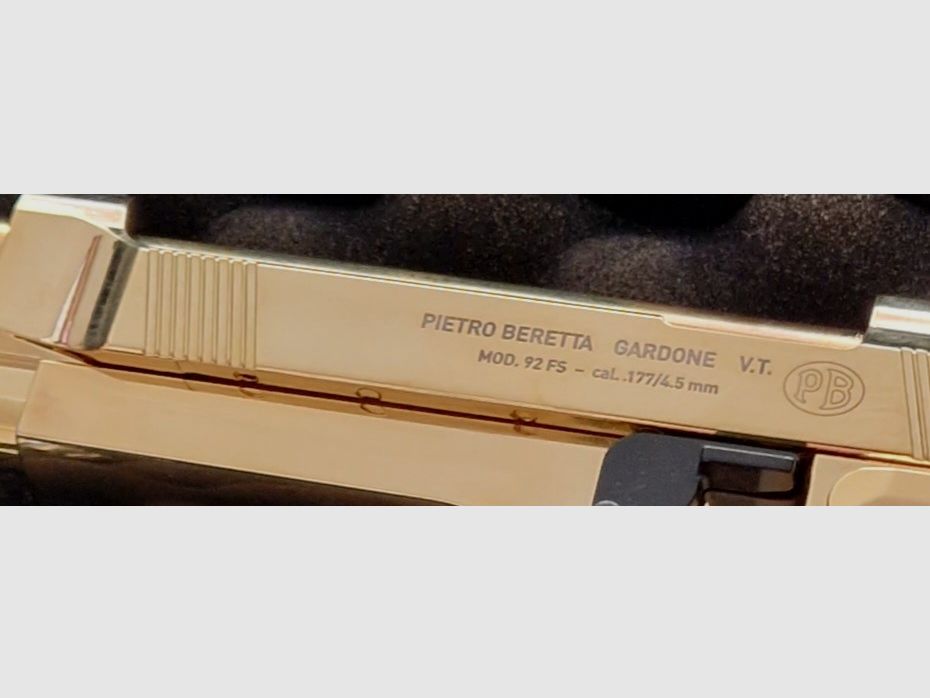 Gold beretta 92fs 4.5 diabolo