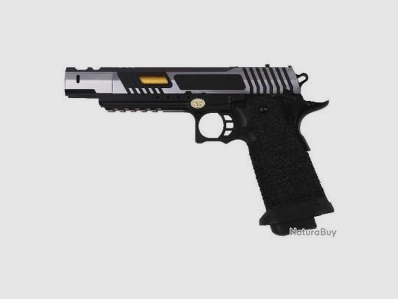 GBB Hi-Capa 5.1 Golden Eagle - Realistischer Blowback - Hohe Präzision - Für Präzisionsschießen und Training, Bild 3 von 5