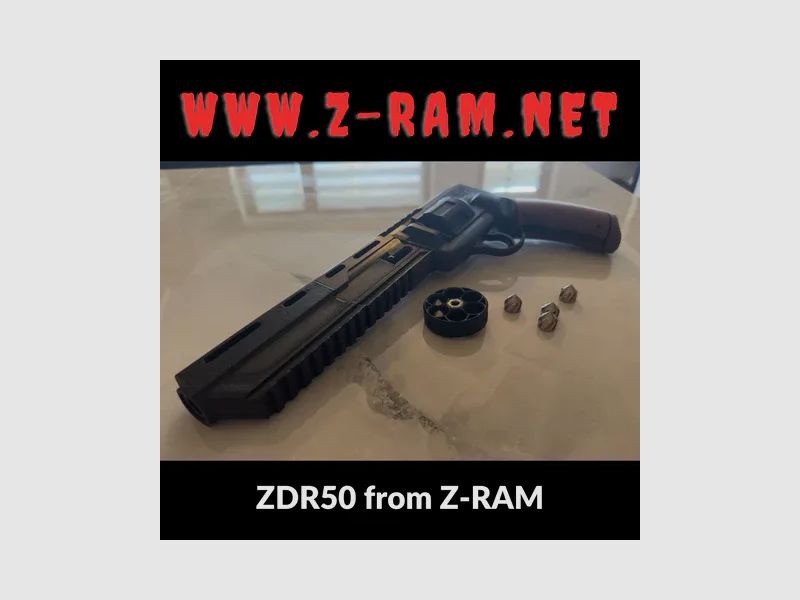 Z-RAM ZDR50 BLACK CASE FOR UMAREX T4E HDR50 INNARDS (HIDE Z-EXTENSION!)