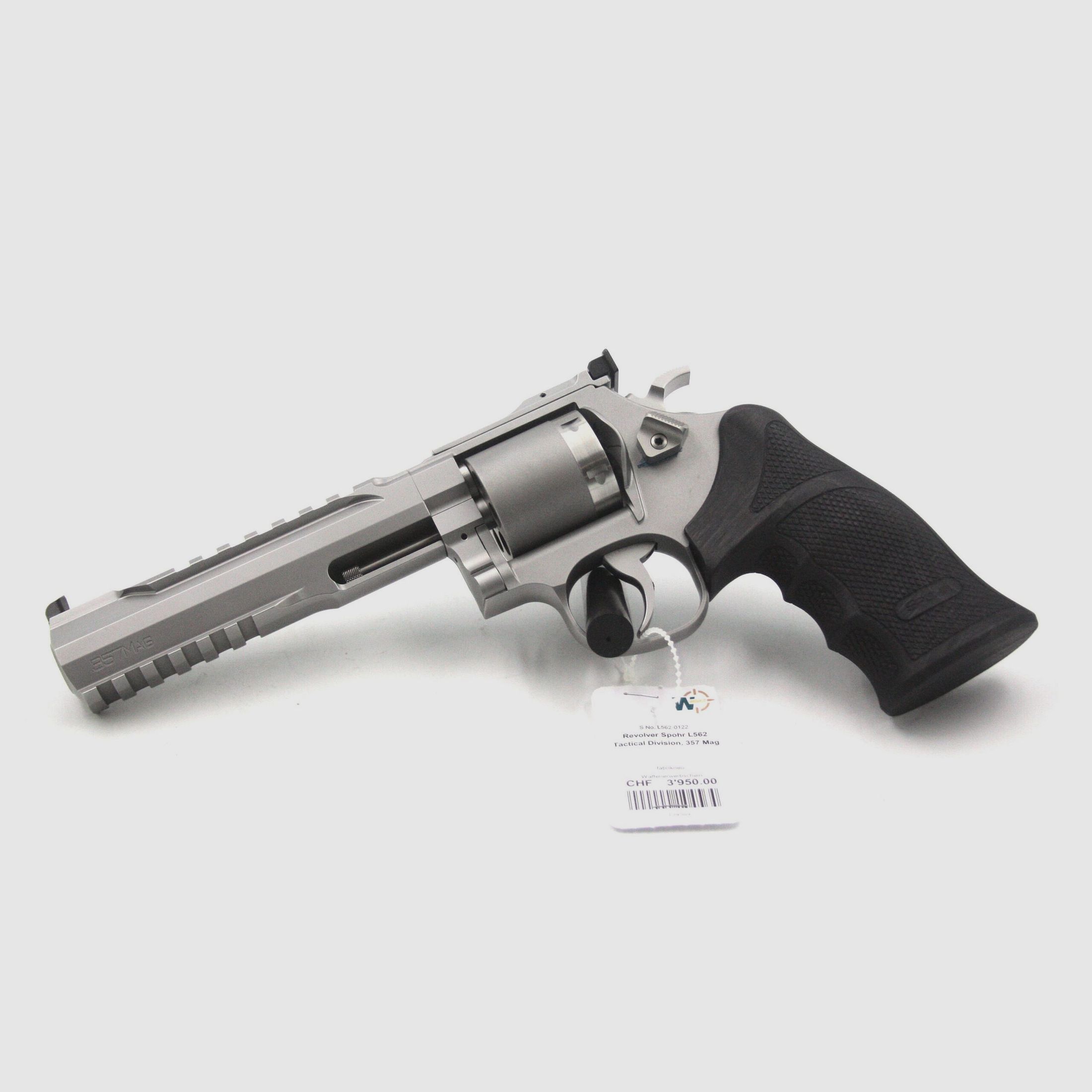 Revolver Spohr Tactical Division, Stainless, .357 Mag., 6″ Lauf, Bild 1 von 2