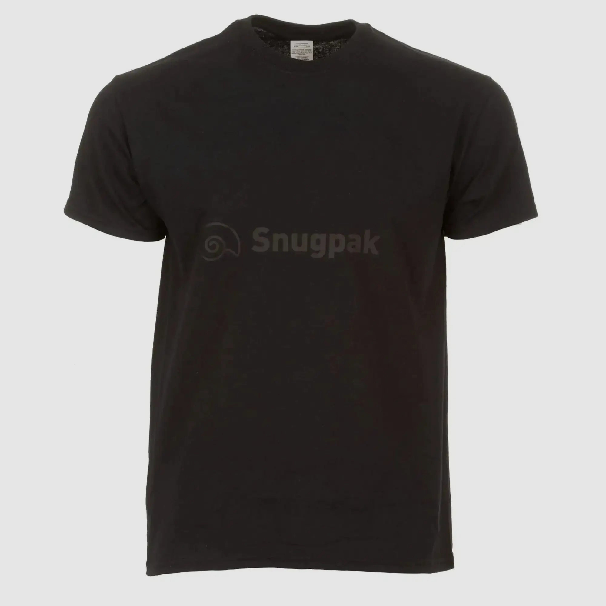 Snugpak Snugpak T-Shirt Logo Bawełniane - Czarny / S Mężczyźni