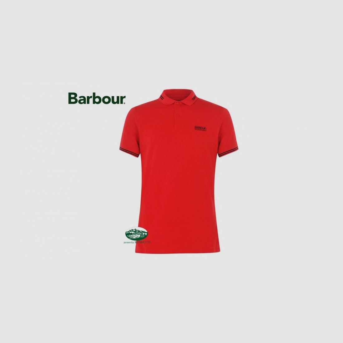 BARBOUR Polo International Essential orange